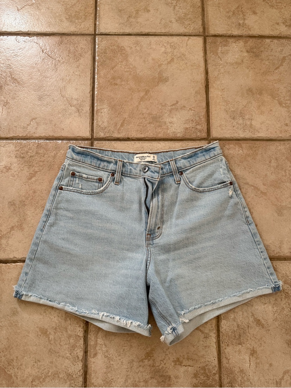 Abercrombie & Fitch High Rise Dad Shorts
